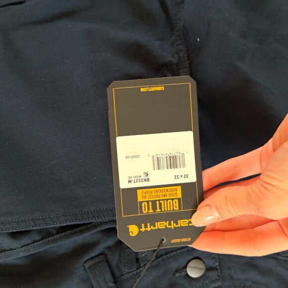 Carhartt Steel Relaxed Fit Double Front Multi-Pocket Cargo Trousers - Picture 8 of 11